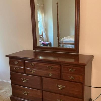 Kenlea Crafts Solid Cherry Dresser w/ Mirror