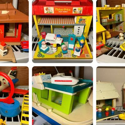 Vintage Fisher-Price: McDonald’s, Family School, Children’s Hospital + 