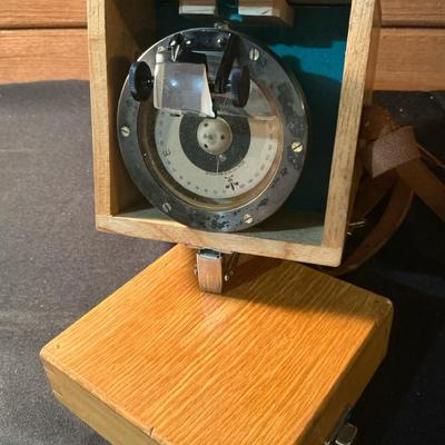 Vintage Weems Handheld Maritime compass 