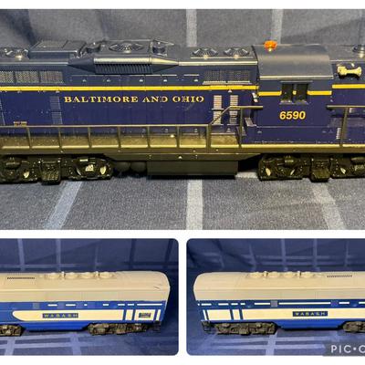 B & O Railroad Locomotive #6590 + Wabash #2367