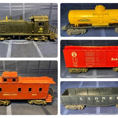 Lionel Set #1001 (1955) Five Pieces (Baby Ruth, Sunoco & More)