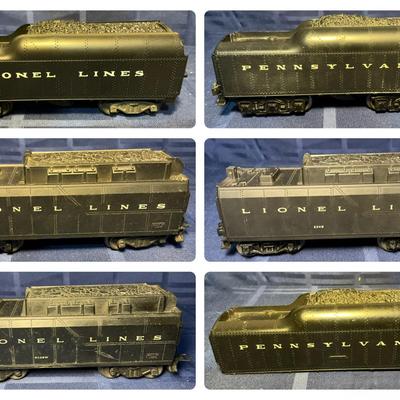 Six Lionel Coal Cars 