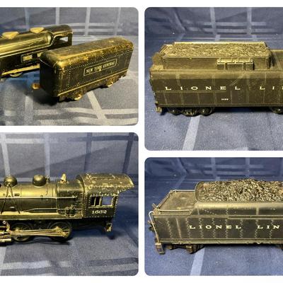 Lionel Locomotive #1662 + Coal Cars 