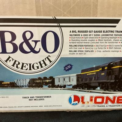 Lionel B&O Rugged 027 Gauge Electric Train Set 