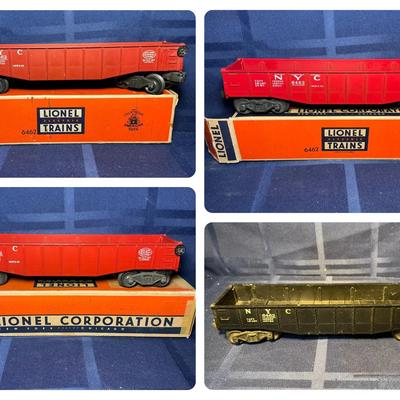 Lionel 1950’s Gondolas 