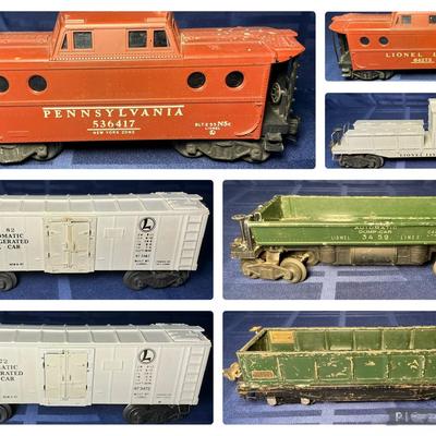 Lionel Cars - Dump Car #3459, Milk Cars & More 