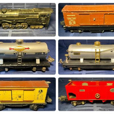 Lionel Locomotive #681 + Freight & Oil, + Hopper #2816