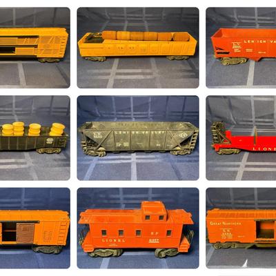 Lionel Train Cars (9 Count) Caboose #6357 & More 