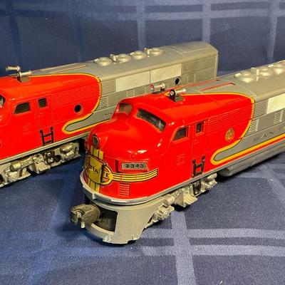 Lionel Santa Fe Engine & Dummy Engine #2333-20 (T127)