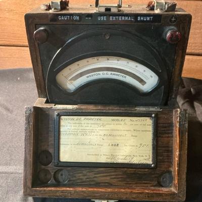Brooklyn Institute Weston Ammeter Model #45