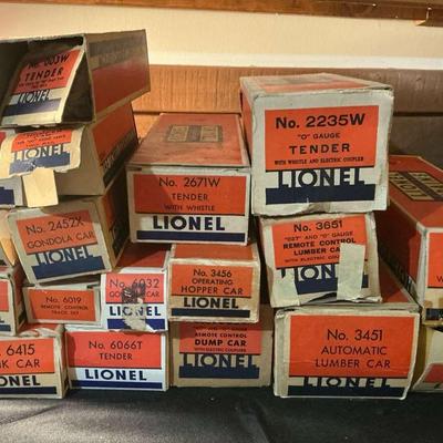 Lionel Large Lot Of Empty Boxes (t43)