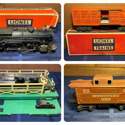 Lionel Locomotive #2025, Cattle Car, Stock Loader & More 