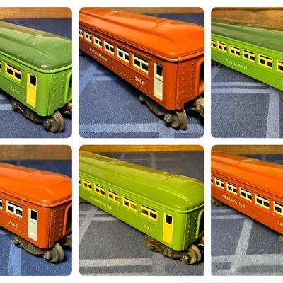 Six Pullman Passenger Cars 