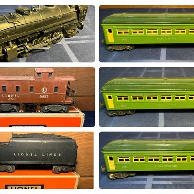Lionel Pullman Passenger Cars (2440), Locomotive #224E, Caboose & More 