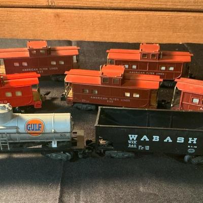 American Flyer Train cars 
