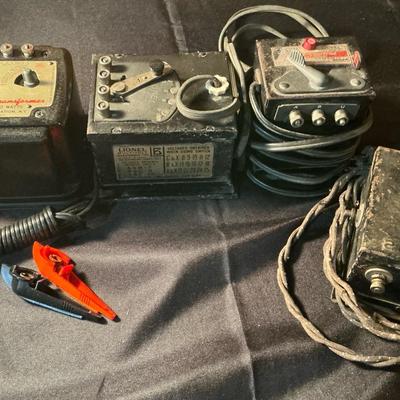 Lionel Train Multi Volt Transformer, Ives Toys, & Multi Control Multi volt 