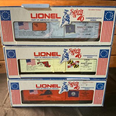 Lionel Maryland, Pennsylvania, & Virginia Box Cars 