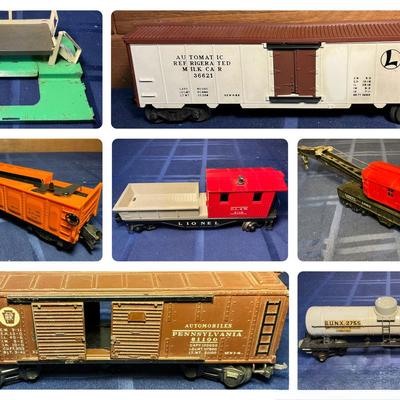 Lionel Bucyrus Erie Crane Car (6560), Sunoco Oil Tanker & More 