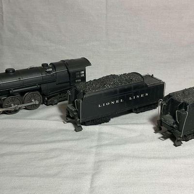 Lionel O Gauge 778, 2426W Model Engine And Coal Cars