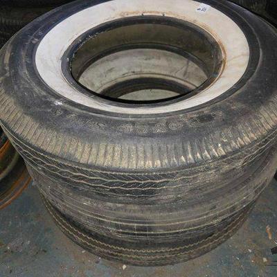 #2524 • Firestone, US Royal and Denman Whitewall Tires
