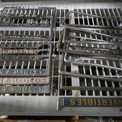 #2600 • 11 License Plate Frames
