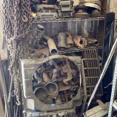 #4010 • Hubcaps, Radios, radiators, grill, pulley, alternator and miscellaneous
