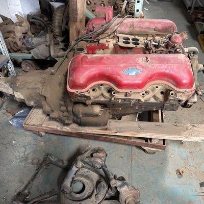 #2056 • V8 Chevrolet Engine with Transmission
