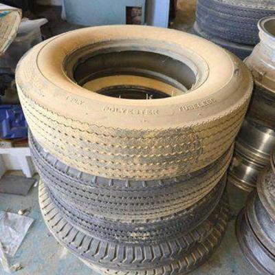 #2532 • 5 Whitewall Tires
