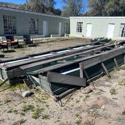 #200 • 4 Stacks of Sheet Metal, 8' to 23' in Length
