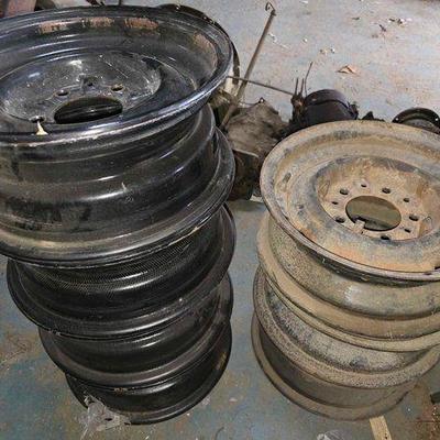 #2520 • 7) 5 Lug Steel Wheels 15x7
