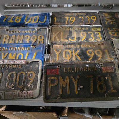 #2606 • 10 California License Plates
