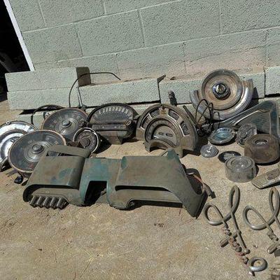 #5004 • Gauge Clusters, Dash Piece, Cadillac Emblem, 2 Imperial Emblems, Dash and Steering Wheel Pieces
