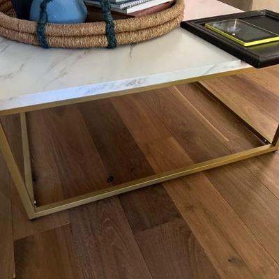 Modern marble coffee table