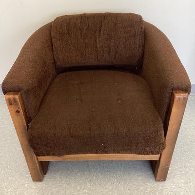 MCM Curved Armchair