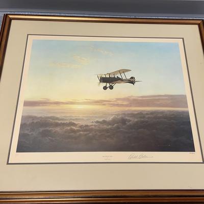 "The Lonely Sky" by Gerald Coulson Signed & Numbered Framed Print
