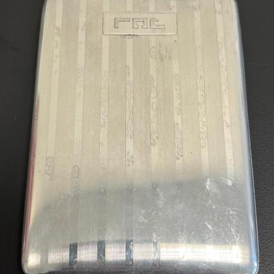 Vintage Sterling Silver Cigarette Case