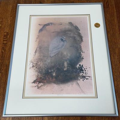 "Heron Cove" by John P. Morgan Signed & Numbered Framed Print