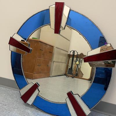 Fun Mirror with Red & Blue Outer Ring