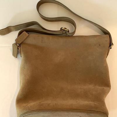 Vintage Coach Leather Bucket Bag
