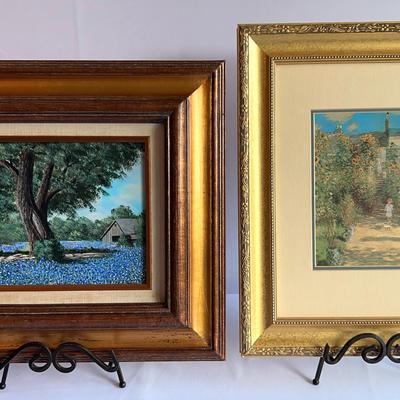 D.I. Fodge - Bluebonnets, Monet -  The Artist’s Garden