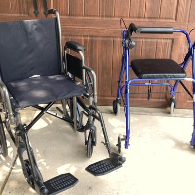 Portable Wheelchair and Walker