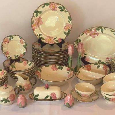 Vintage Franciscan Desert Rose Set Of Dishes And Serving Pieces