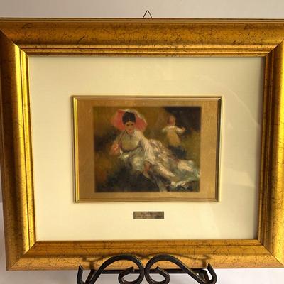 Auguste Renoir - Femme A L’ombrelle Et Enfant 