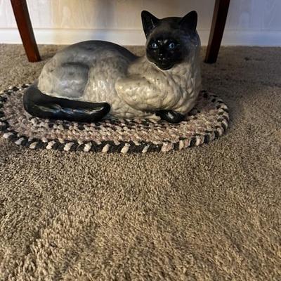 Vintage chalkware Siamese cat. $50