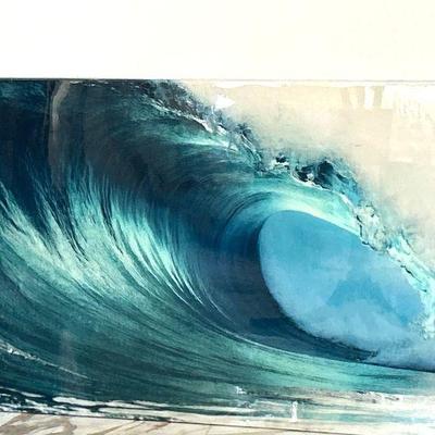 Wave Glass Print - 5ft x 40''