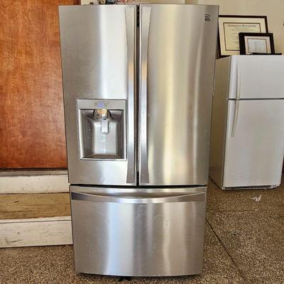 Kenmore Elite Side by Side Refrigerator with Bottom Drawer Freezer (2017) In Stainless Finish