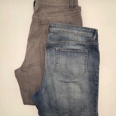 Cotton Jeans - Eileen Fisher/ Logo - New w/ Tag