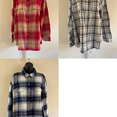 Casual Cotton Plaid Shirt Trio - Old Navy