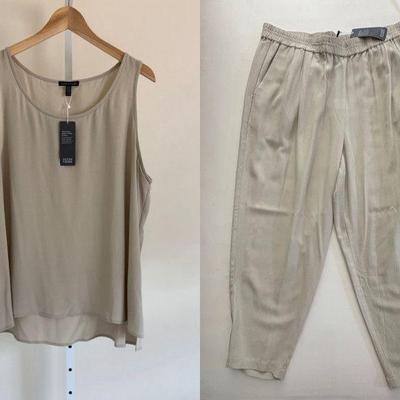 Beige Tencel Pant & Tank Set - Eileen Fisher - New w/ Tag