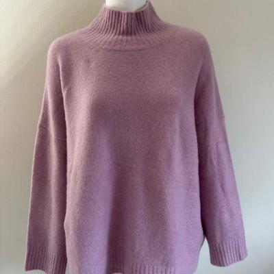 Thick Pink Cashmere Sweater - Eileen Fisher